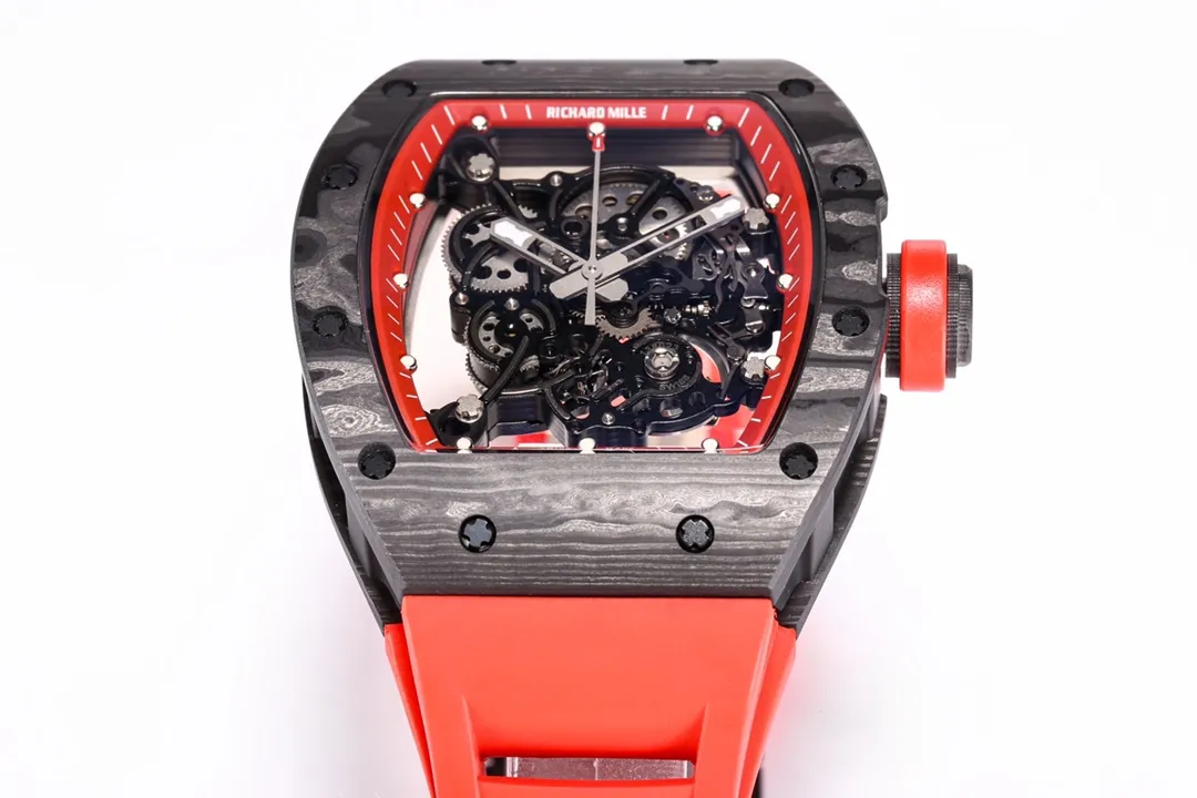 Richard Mille RM055 Red Carbon Fiber Watch - Image 6