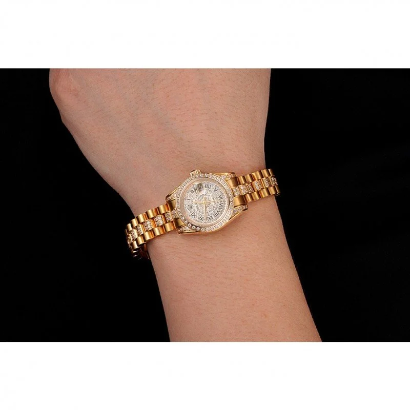 Superclone Rolex Datejust 21mm Gold Dial 1453955 - Image 10