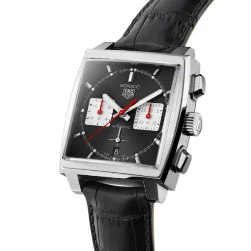 TAG Heuer Monaco Men Automatic Black Alligator Watch CBL2113.FC6177 - Image 2