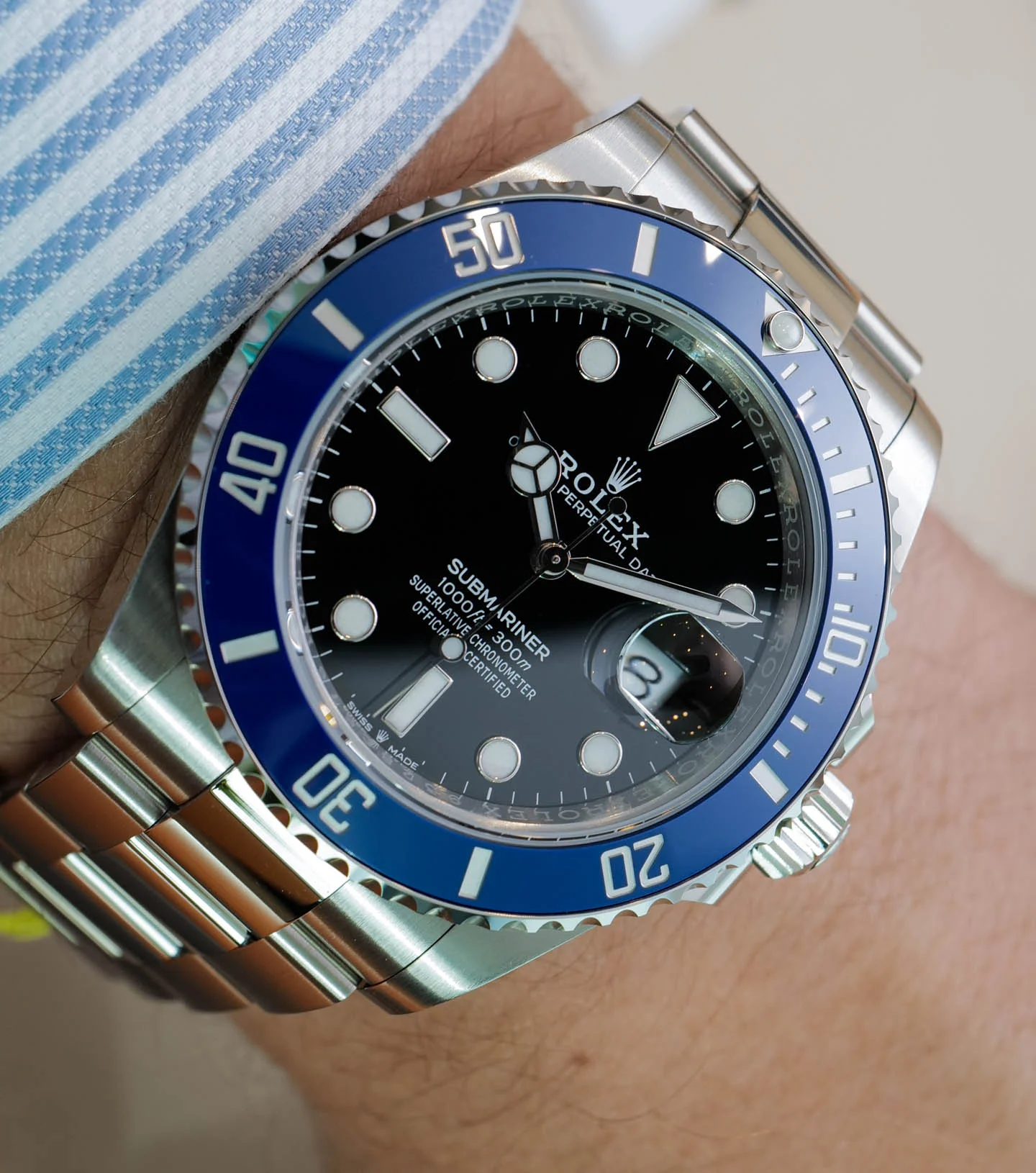 Superclone Rolex Submariner Cookie Monster 41mm Black Dial 126619LB - Image 5