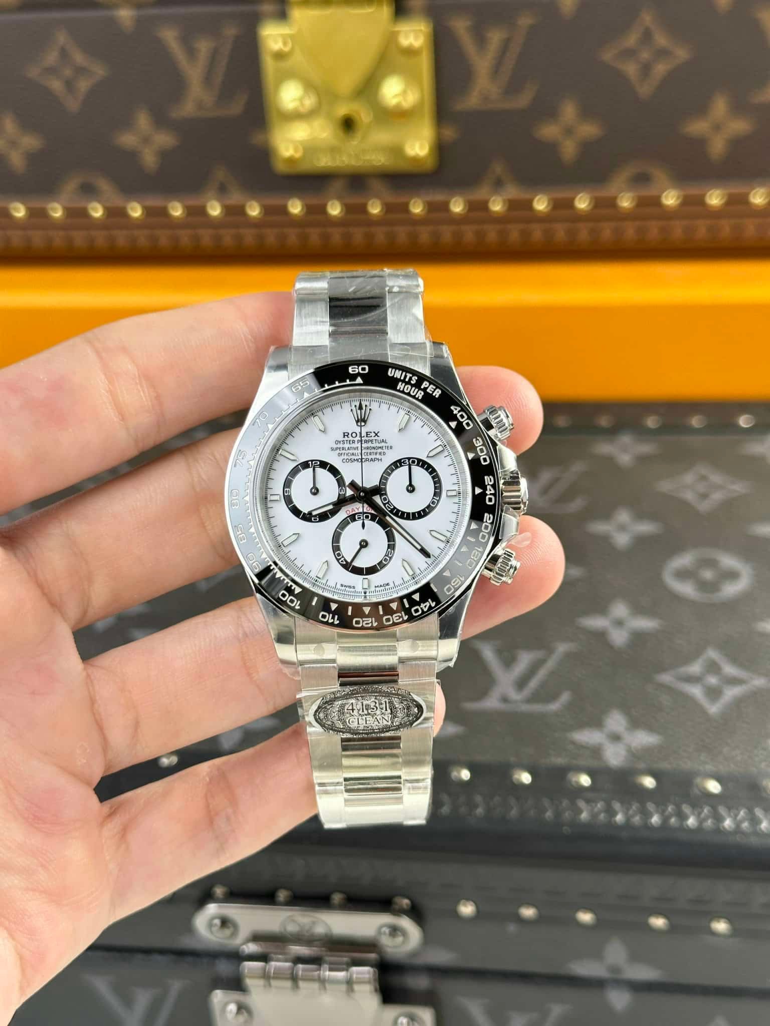 Superclone Rolex Daytona Panda 40 mm White Dial 126500LN - Image 14