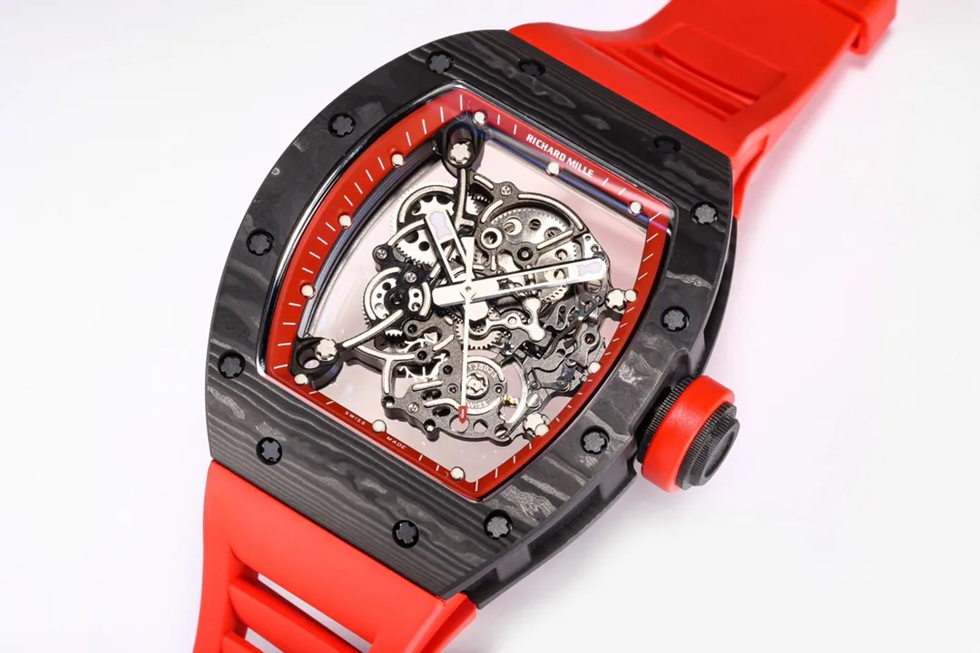 Richard Mille RM055 Red Carbon Fiber Watch - Image 7