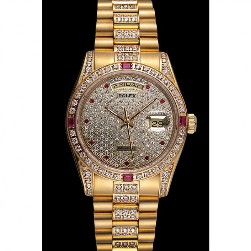 Superclone Rolex Day-Date 37mm Diamond Dial 621614 - Image 2