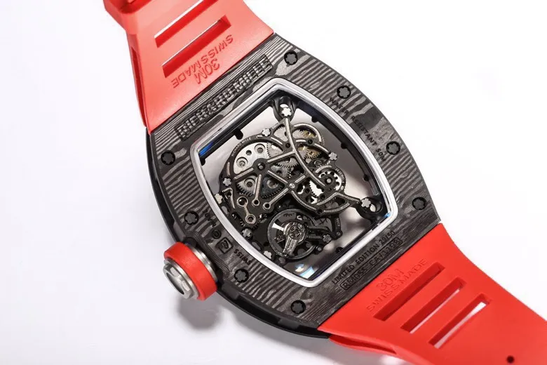 Richard Mille RM055 Red Carbon Fiber Watch - Image 8