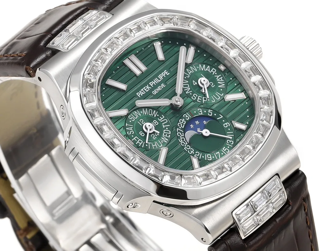 Patek Philippe Green Nautilus Watch - Image 5