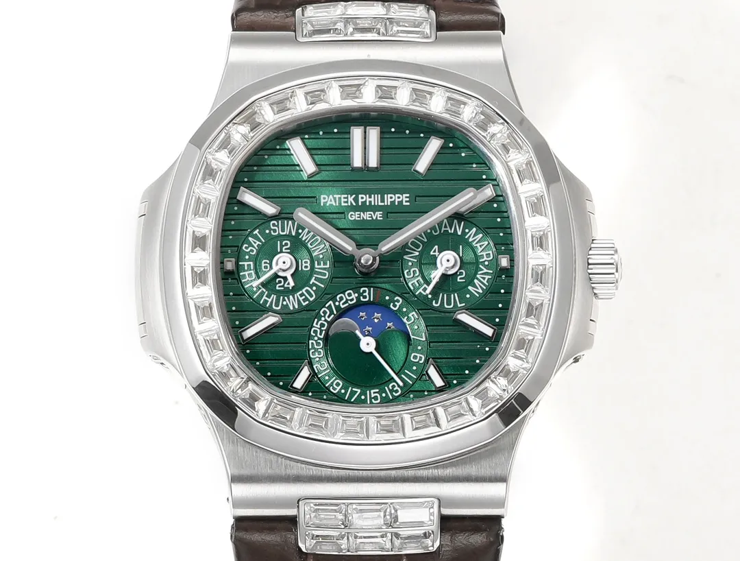 Patek Philippe Green Nautilus Watch - Image 2