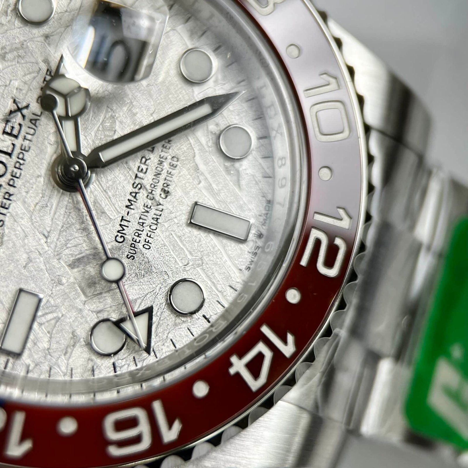 Superclone Rolex GMT-Master II Meteorite Dial 126719BLRO Superman Oyster - Image 8