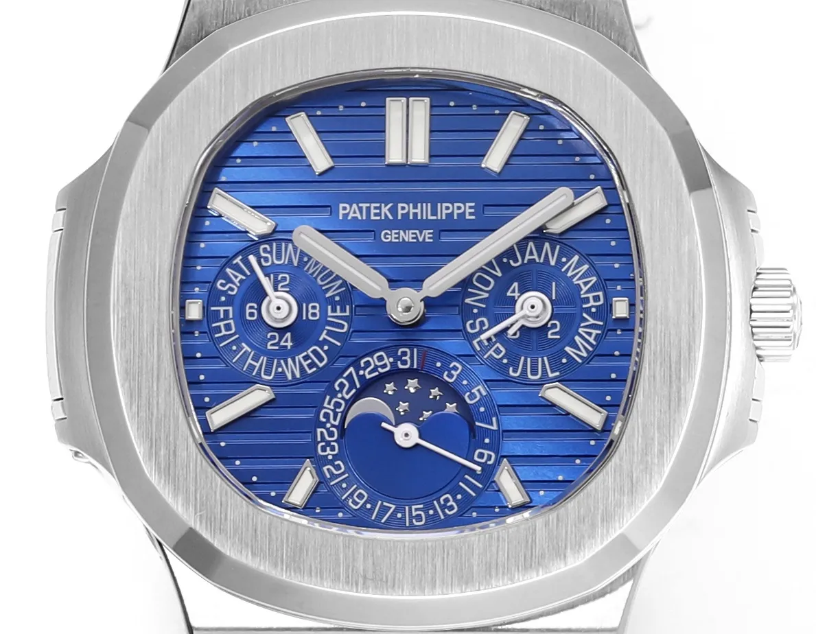 Patek Philippe Blue Nautilus Perpetual Calendar - Image 2