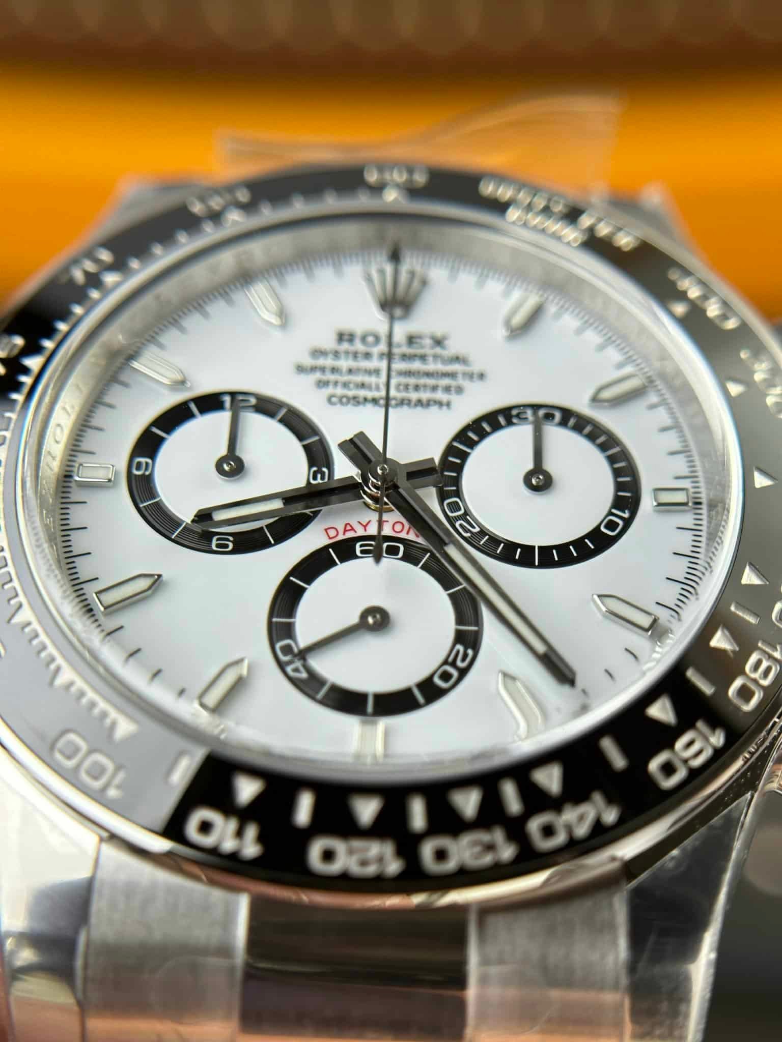 Superclone Rolex Daytona Panda 40 mm White Dial 126500LN - Image 5