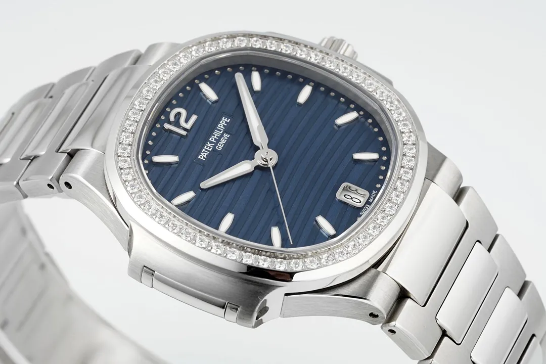 Patek Philippe Blue Nautilus Ladies Watch - Image 4