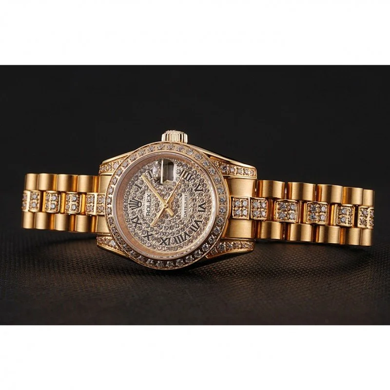 Superclone Rolex Datejust 21mm Gold Dial 1453955 - Image 5