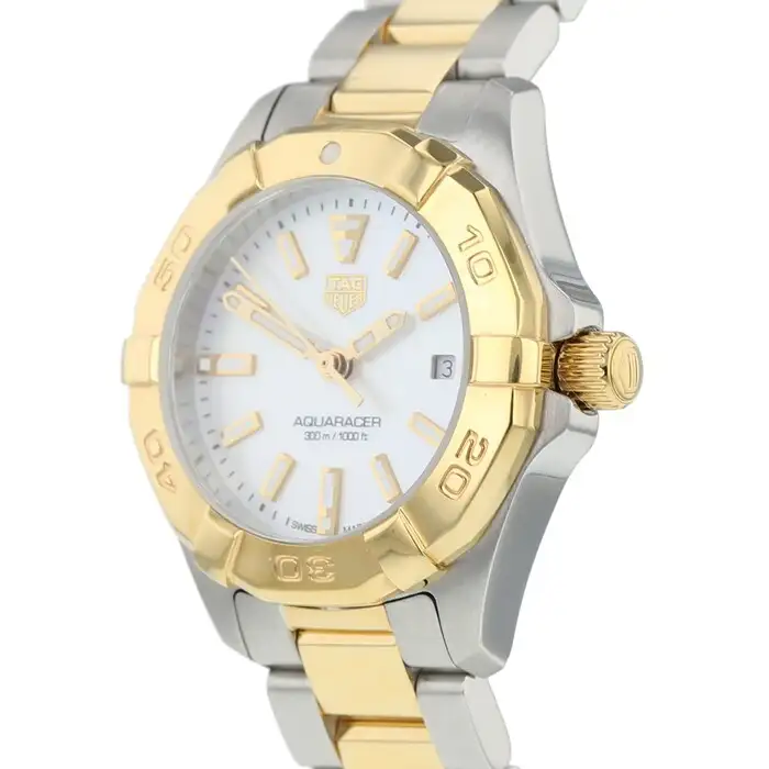 TAG Heuer Aquaracer Women Quartz Mother of Pearl Bicoloured Watch WBD1420.BB0321 - Image 2