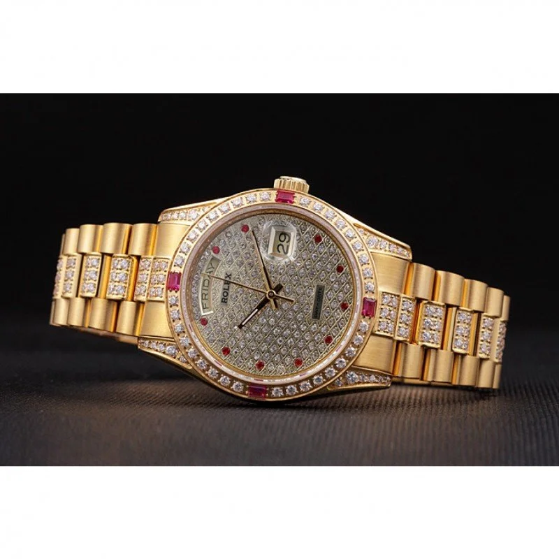 Superclone Rolex Day-Date 37mm Diamond Dial 621614 - Image 5