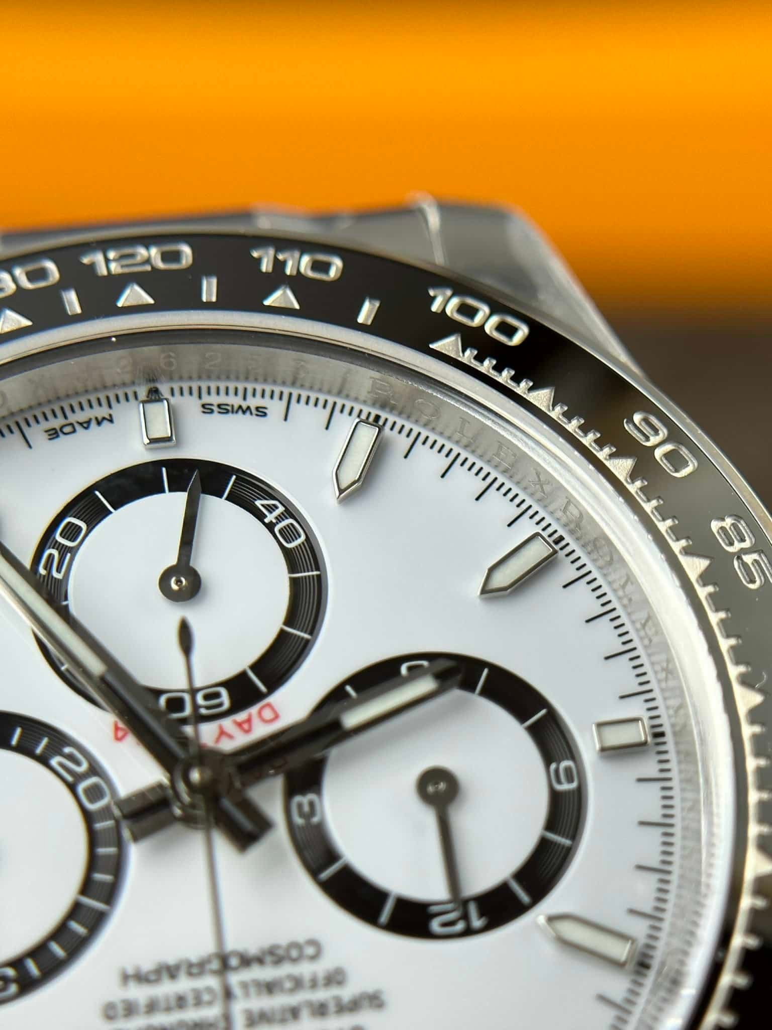 Superclone Rolex Daytona Panda 40 mm White Dial 126500LN - Image 7