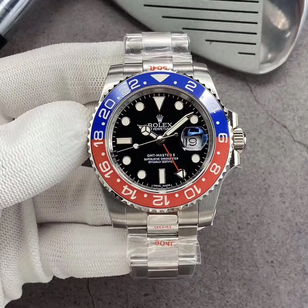 Superclone Rolex GMT-Master II 40mm 126710BLRO Pepsi Oyster - Image 2