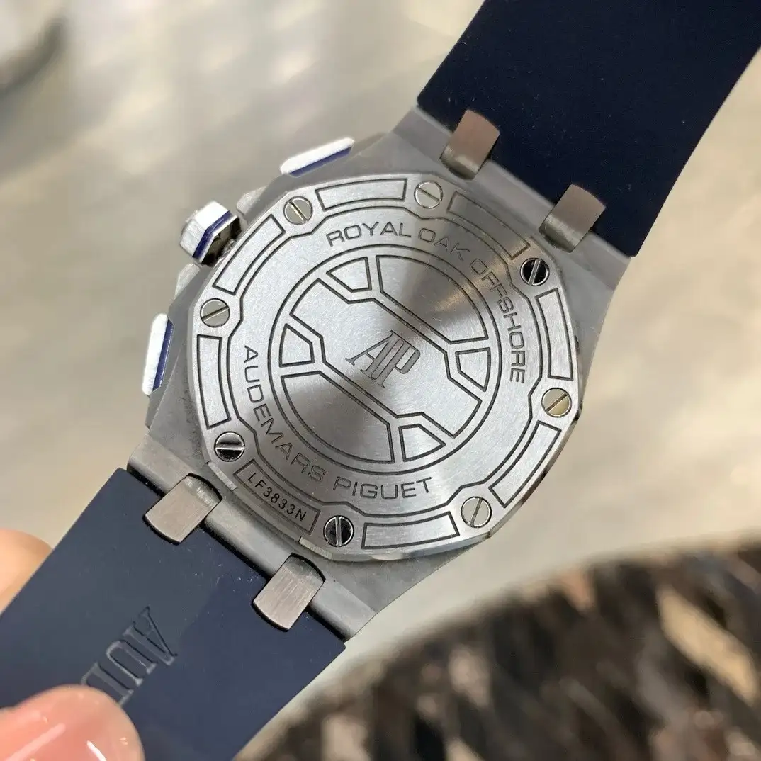 Audemars Piguet Royal Oak Offshore Selfwinding Chronograph Blue. Silver 26480TI.OO.A027CA.01 - Image 4