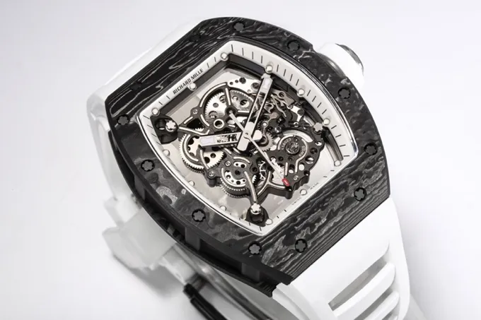 Richard Mille RM055 Black Carbon Fiber Watch - Image 9