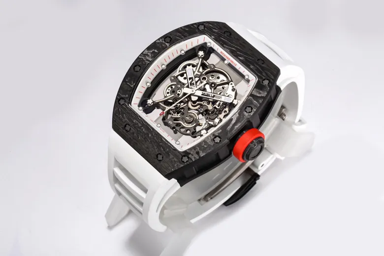 Richard Mille RM055 Black Carbon Fiber Watch - Image 9