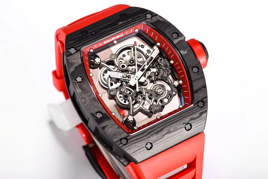 Richard Mille RM055 Red Carbon Fiber Watch - Image 2