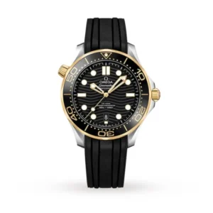 Omega Seamaster Men Automatic Black Rubber Watch O21022422001001