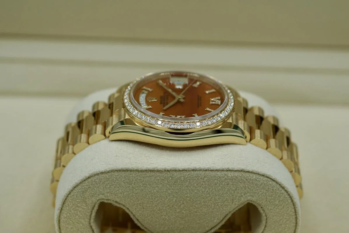 Superclone Rolex Day-Date 36 mm Carnelian Dial 128348RBR - Image 3