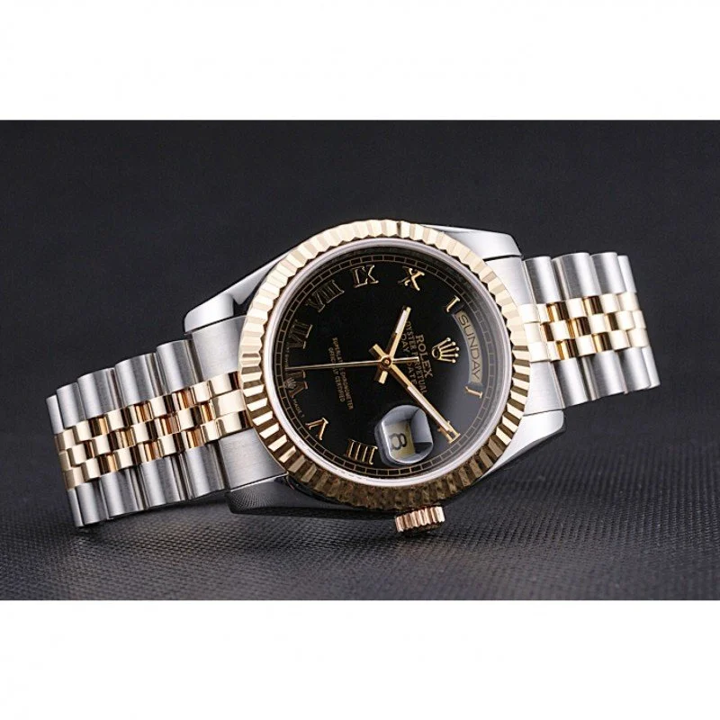 Superclone Rolex Day-Date 36mm Black Dial SRL78 - Image 4