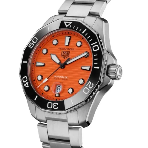 TAG Heuer Aquaracer Men Automatic Orange Stainless Steel Watch WBP201F.BA0632 - Image 2