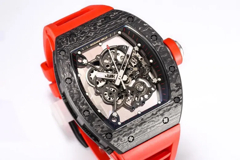 Richard Mille RM055 Red Carbon Fiber Watch - Image 7