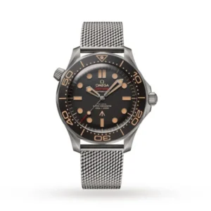 Omega Seamaster Men Automatic Black Titanium 007 Watch O21090422001001