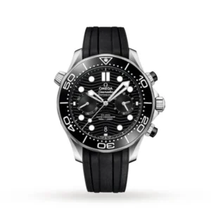 Omega Seamaster Men Automatic Black Rubber Watch O21032445101001