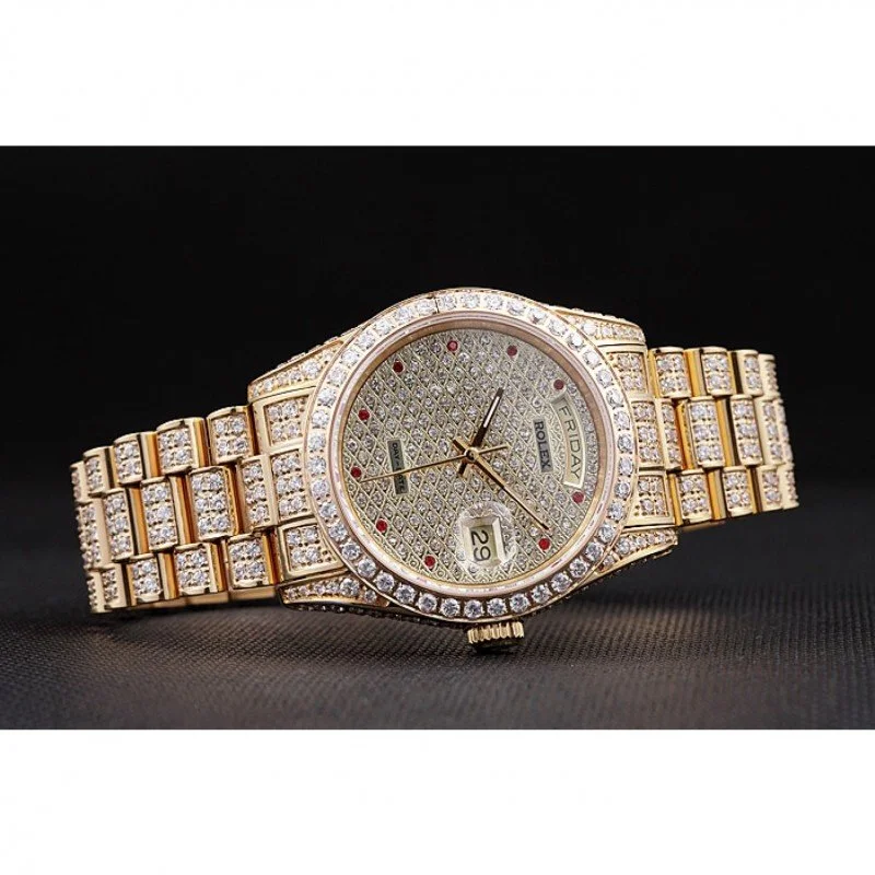 Superclone Rolex Day-Date 37mm Diamond Dial 621615 - Image 4