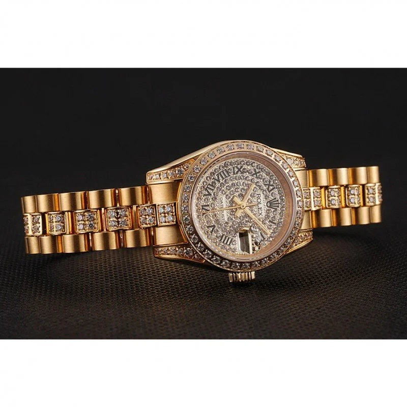 Superclone Rolex Datejust 21mm Gold Dial 1453955 - Image 4