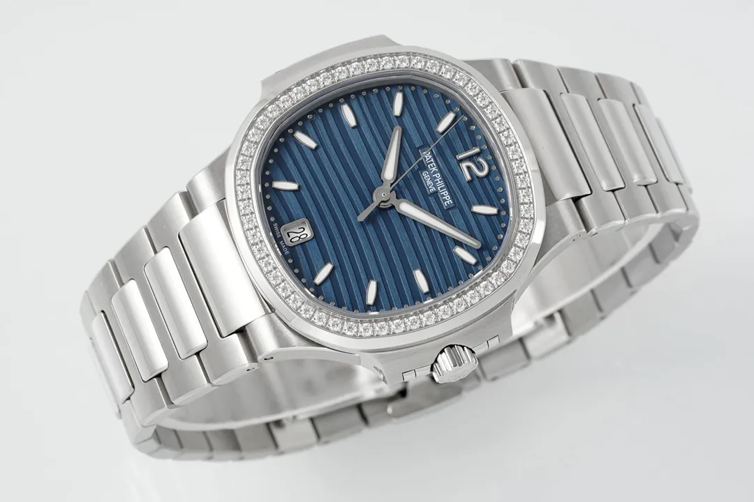 Patek Philippe Blue Nautilus Ladies Watch - Image 5