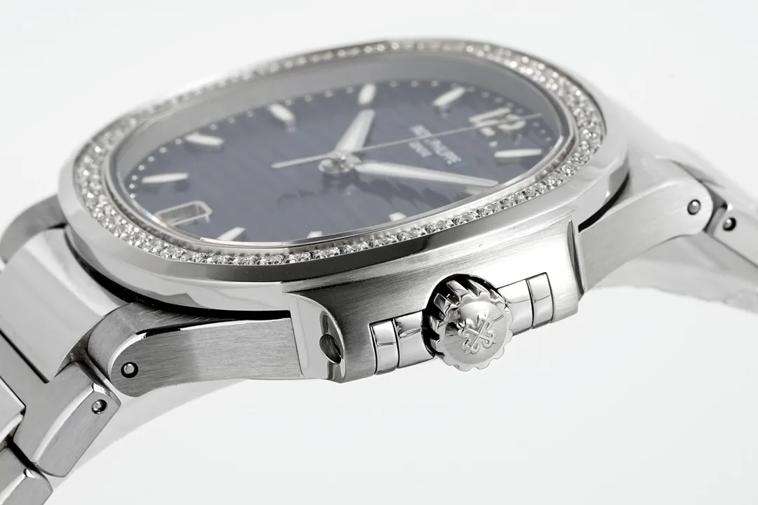 Patek Philippe Blue Nautilus Ladies Watch - Image 6