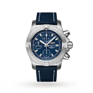 Breitling Avenger Men Automatic Blue Leather Watch A13385101C1X2