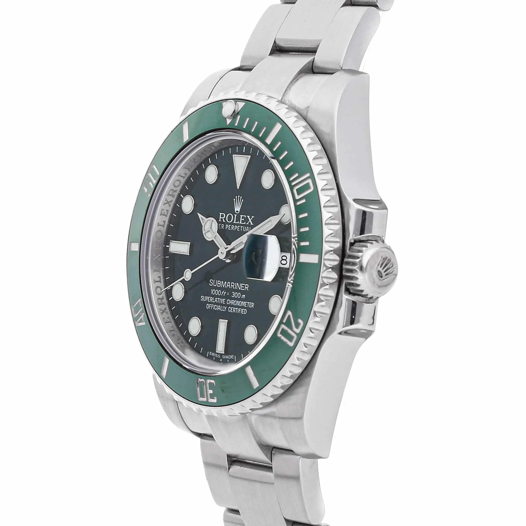 Superclone Rolex Submariner 40mm Green Dial 116610LV Hulk - Image 2
