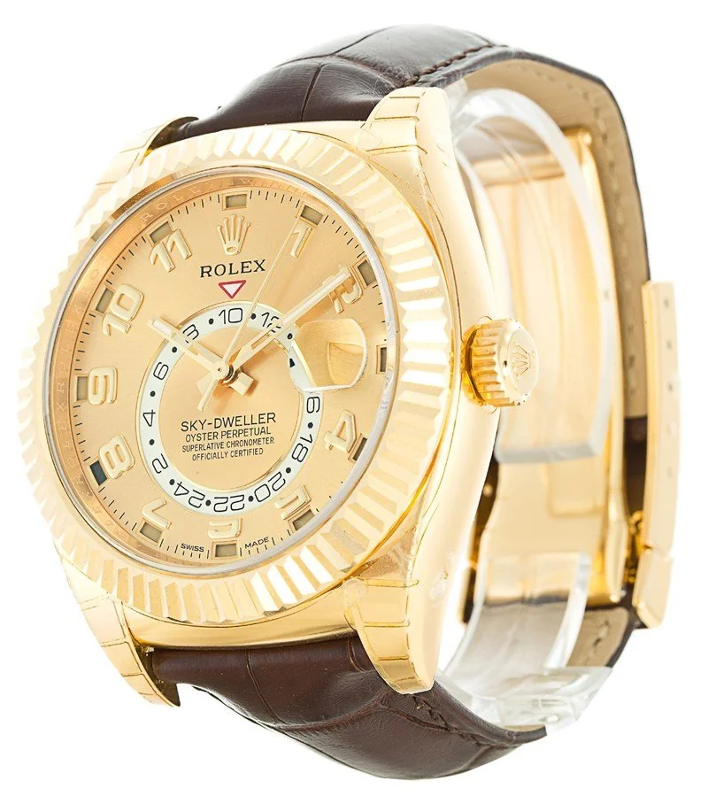 Rolex Sky-Dweller 42mm Gold Dial 326138 - Image 3