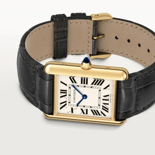 Cartier Tank Louis Men Quartz White Alligator Watch WGTA0067 - Image 5
