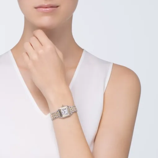 Cartier Panthere de Cartier Women Quartz White 18ct Yellow Gold Watch W2PN0006 - Image 2