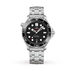 Omega Seamaster Men Automatic Black Stainless Steel Watch O21030422001001