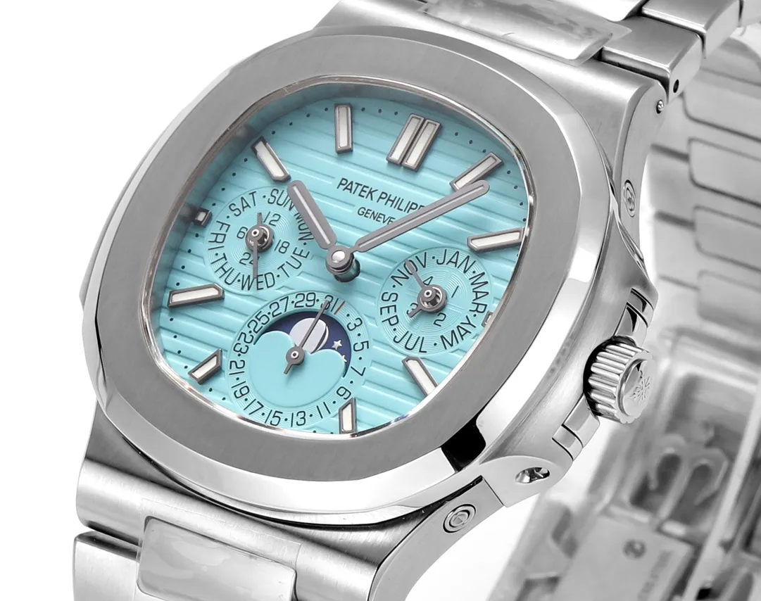 Patek Philippe Nautilus Blue Perpetual Calendar - Image 4