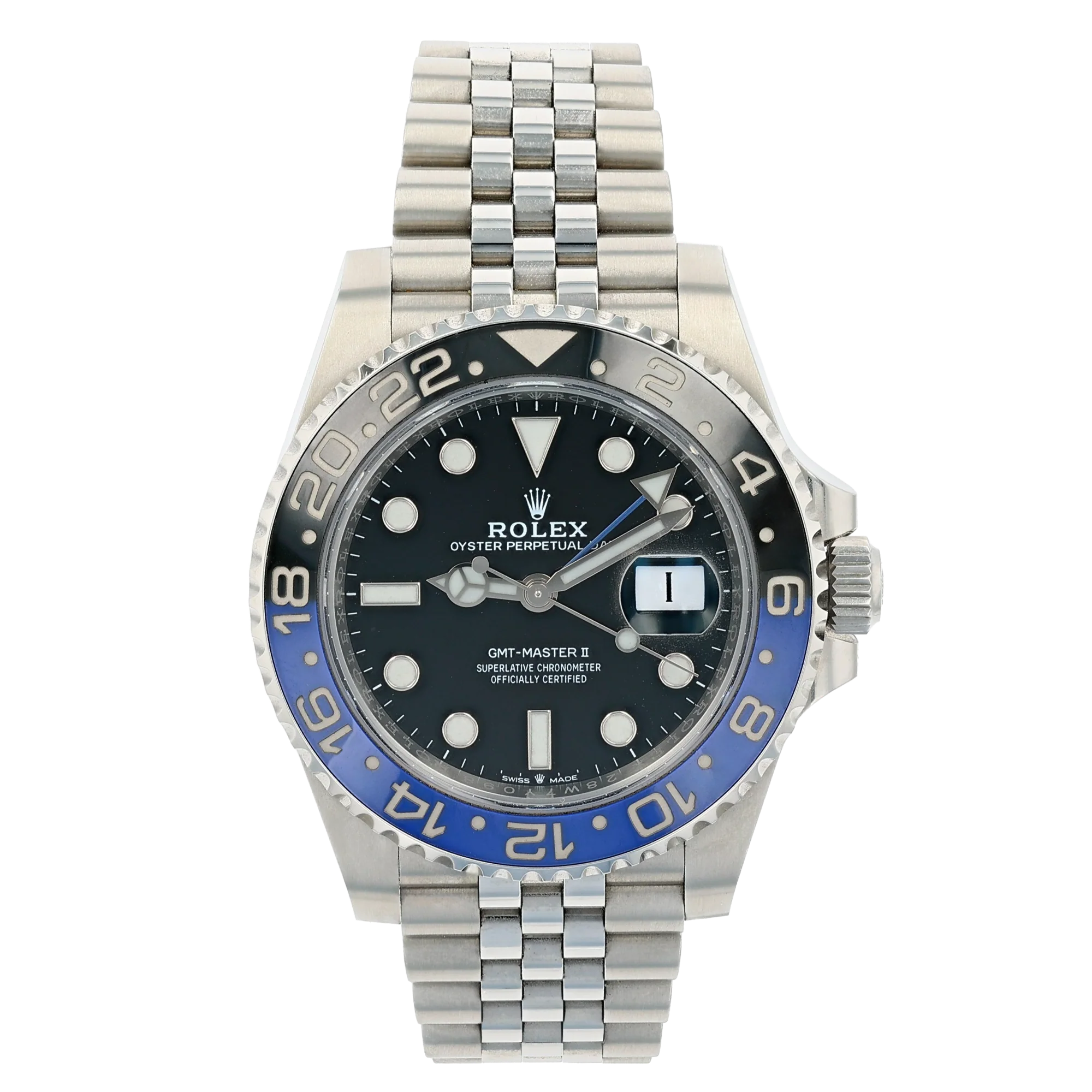 Superclone Rolex GMT-Master II Black Dial 126710BLNR Batgirl