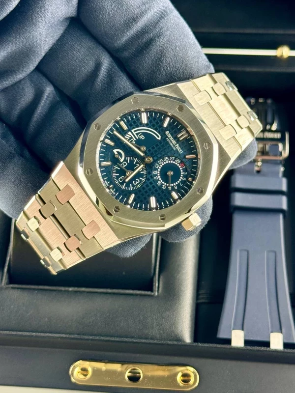 Audemars Piguet Royal Oak Dual Time Blue 26124ST.OO.D018CR.01 - Image 6