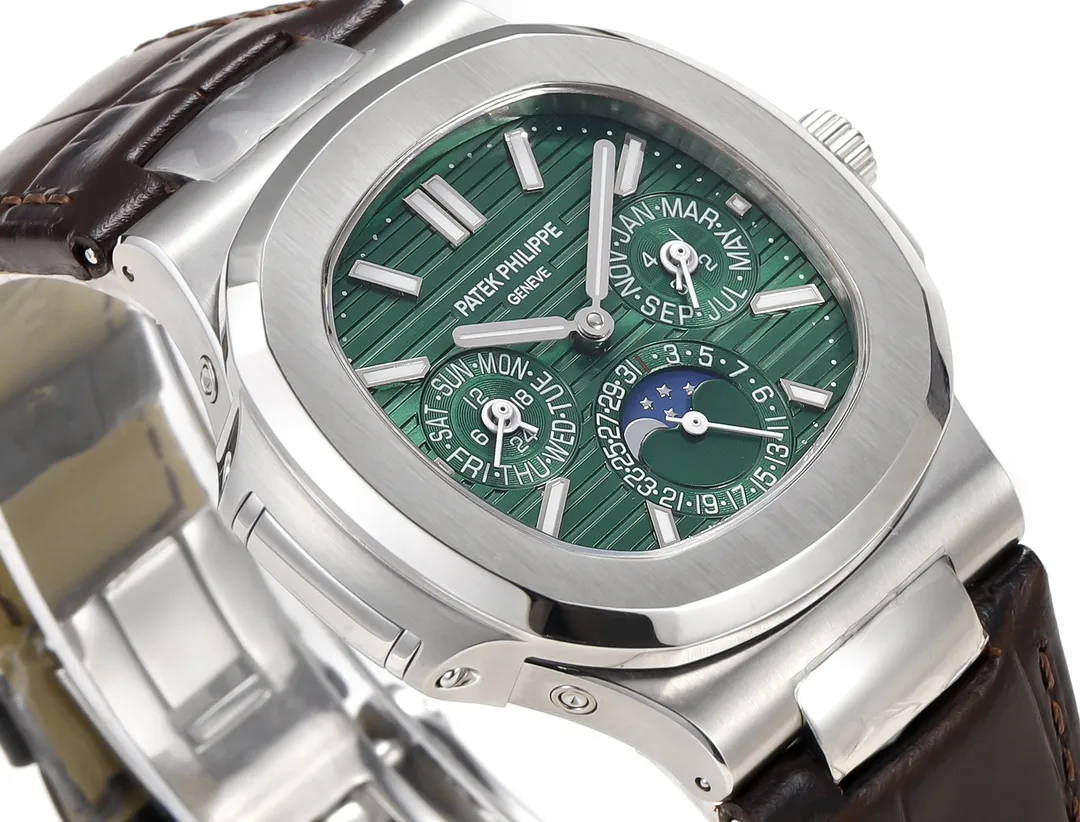 Patek Philippe Green Nautilus Watch - Image 5