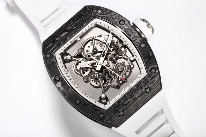 Richard Mille RM055 Black Carbon Fiber Watch - Image 4