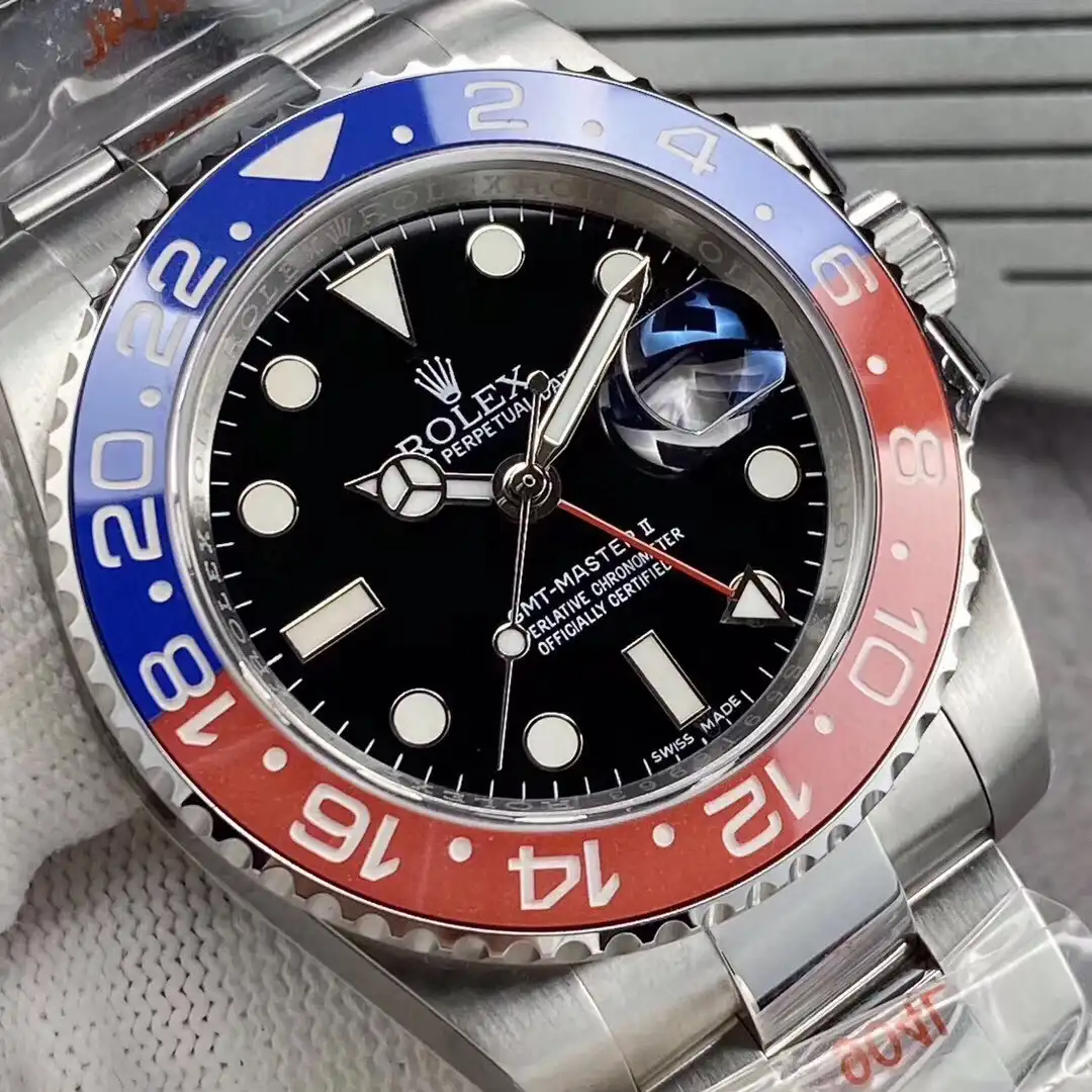 Superclone Rolex GMT-Master II 40mm 126710BLRO Pepsi Oyster - Image 5