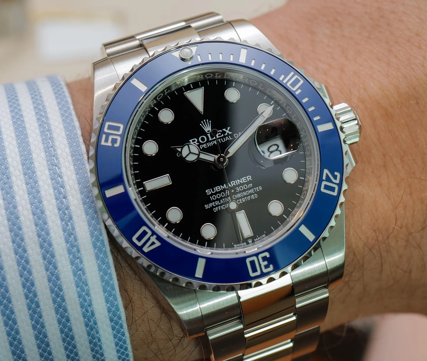 Superclone Rolex Submariner Cookie Monster 41mm Black Dial 126619LB - Image 9