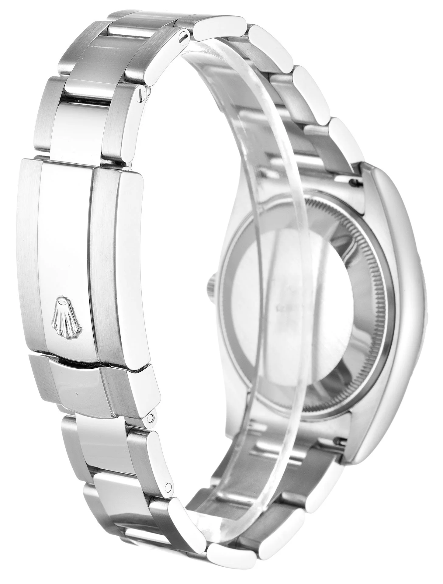 Rolex Oyster Perpetual Date 34mm Silver Dial 115210 - Image 3