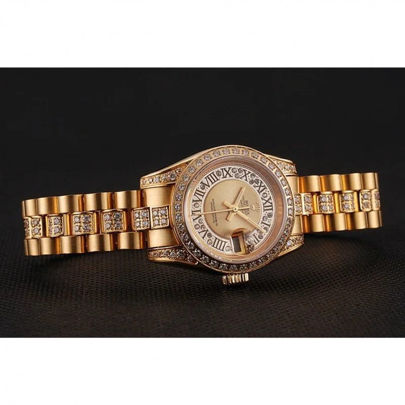 Superclone Rolex Datejust 21mm Gold Dial 1453953 - Image 3