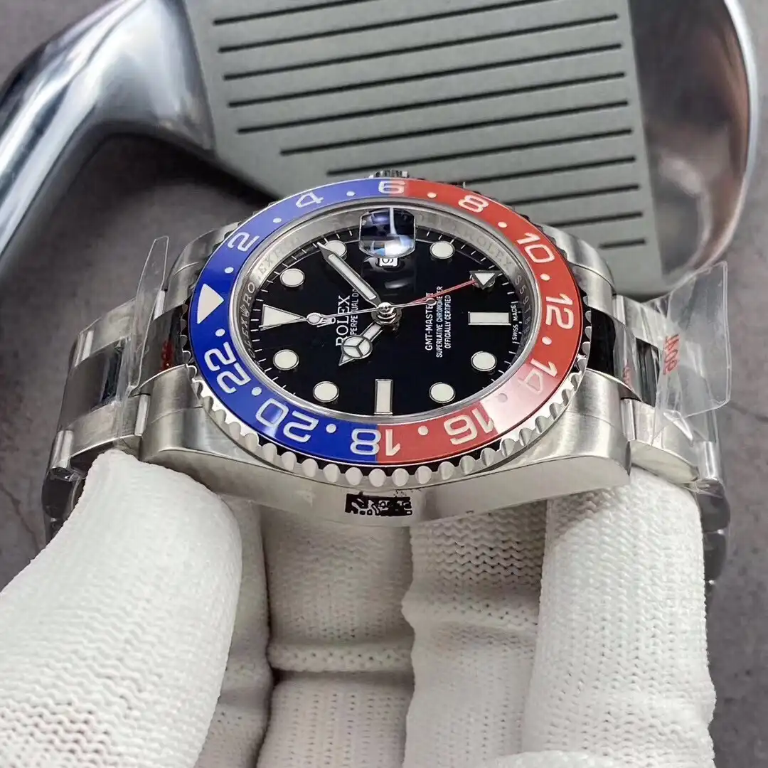 Superclone Rolex GMT-Master II 40mm 126710BLRO Pepsi Oyster - Image 6